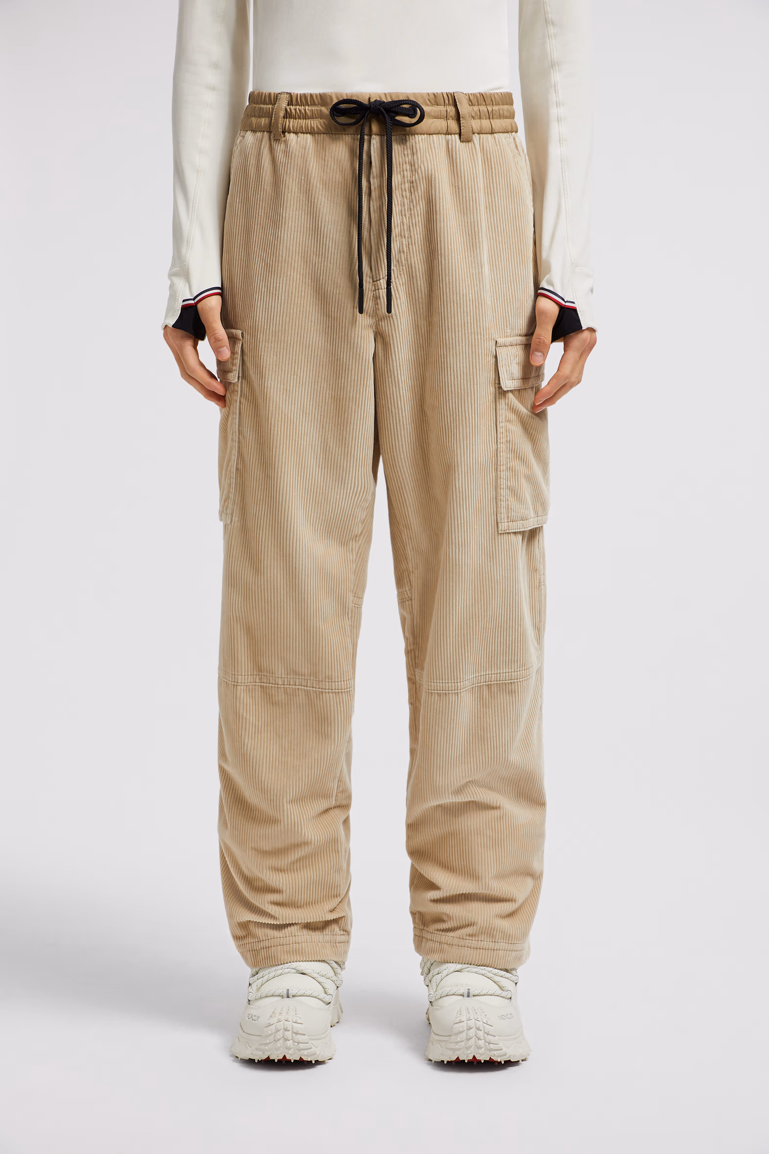 Pantalones deportivos de pana Hombre Beige Moncler 3